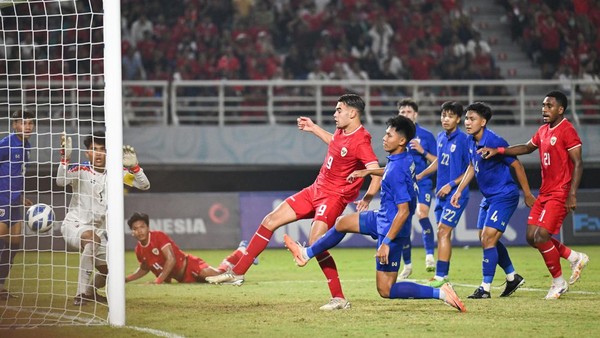 Indonesia U-19 Unggul di Babak Pertama Melawan Thailand